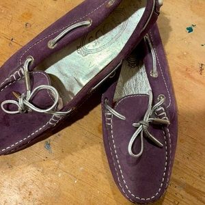 Tods purple loafer, as is